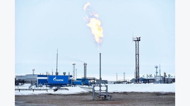 Gazprom Erdgas Russland Erdöl Öl Mineralölindustrie