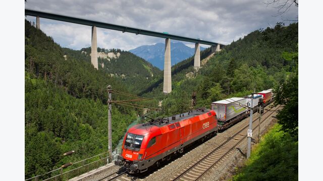 ÖBB OeBB Rail Cargo Güterzug Güterverkehr Brenner Tirol Südtirol