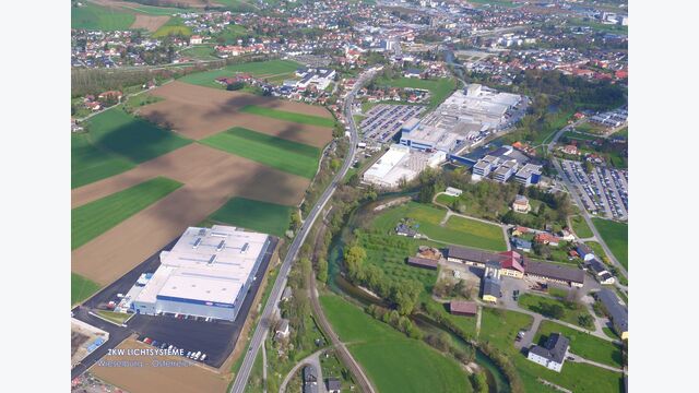 Hauptsitz von Wieselburger Spezialist für Premium-Lichtsysteme, ZKW Group