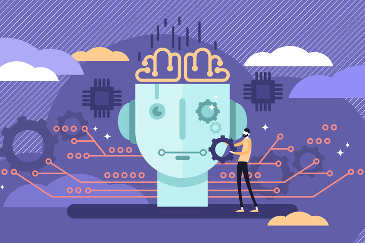 Künstliche Intelligenz wird aufgebaut