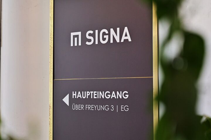 Vienna, Austria - 12 29 2023 - Headquarter of the insolvent real estate company Signa Holding in downtown Vienna