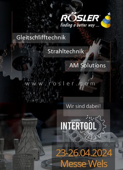 © Rösler Oberflächentechnik GmbH Rösler mit Intertool-Hinweis