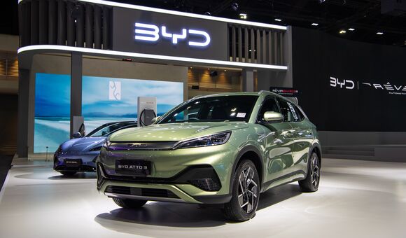 BYD Atto 3 – chinesisches E-Auto, ab 2025 Teil der europäischen Fertigung in Ungarn.