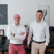 BILD zu OTS - Manuel H?rl und Dimitri Nabatov, hier im Wiener Office von V_labs