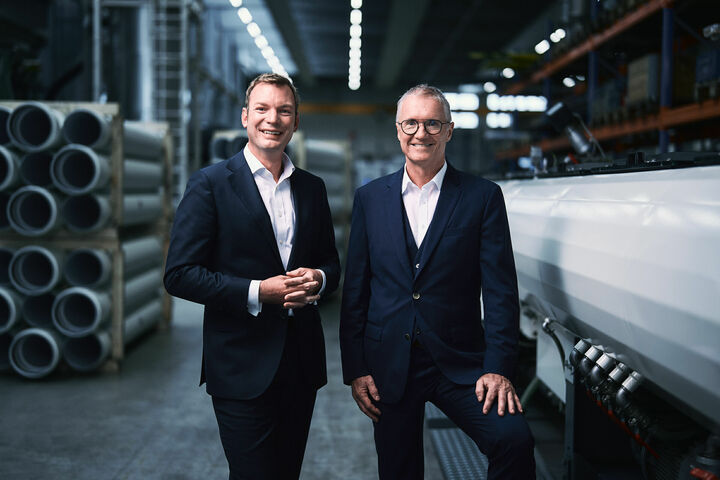 Poloplast CEO Nikolaus Neuber (li.) und CFO Armin Hessenberger