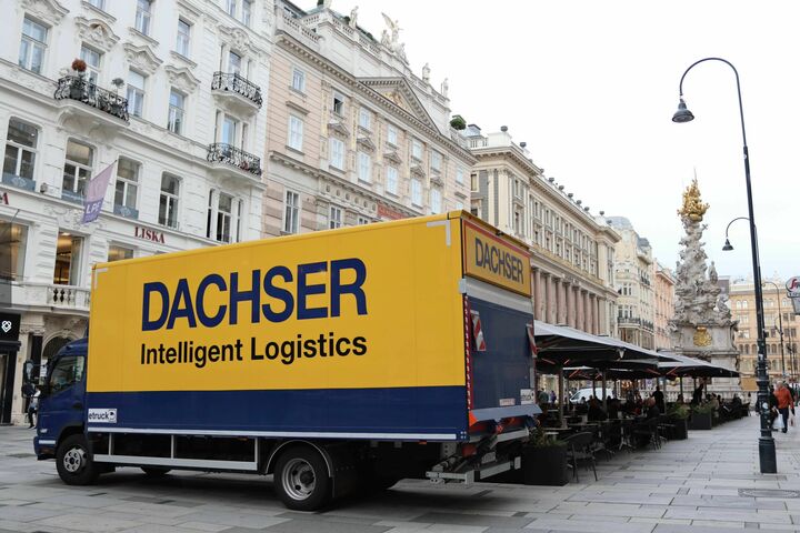 Seit August setzt DACHSER in einer festgelegten Zone der Wiener Innenstadt ausschließlich batterieelektrische Fahrzeuge ein.