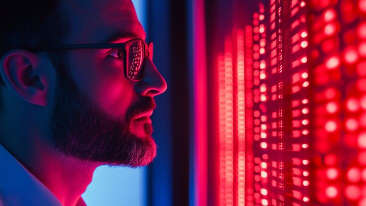 engineer, server room, equipment check, red indicators, technology, data processing, mockup, advertising, presentation, copy space, side view, server equipment, high-tech, information technology, network, automation, infrastructure, monitoring, servers, digital background, neon lighting, cybersecurity, innovation, programming, equipment, cyberspace