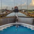 A view while transiting the Panama Canal.