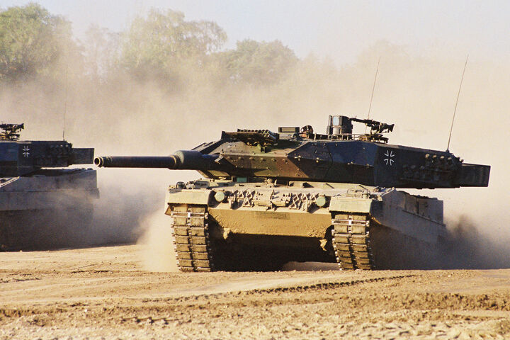 Deutschland, Kampfpanzer, Kette, Leopard 2 A5, MBT, Scan, Sommer, Tag, T