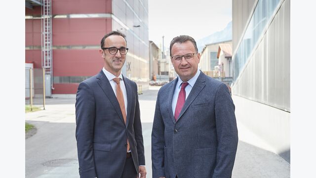 Holen Millionenauftrag nach Liezen: MFL-Geschäftsführerer Herbert Decker und MFL-Eigentümervertreter Reinhard Haider (v. l.)