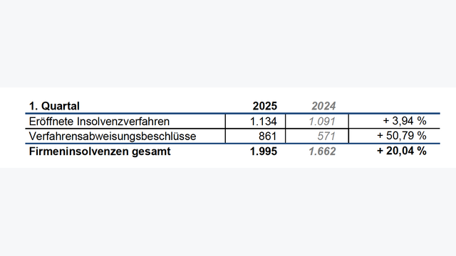 Firmeninsolvenzen 2025