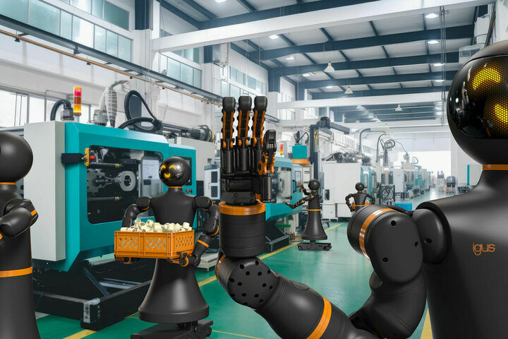 Mit Iggy Rob bietet igus einen humanoiden Roboter, der moderne Sensortechnik, robuste Mobilität und eine attraktive Preisstruktur vereint.