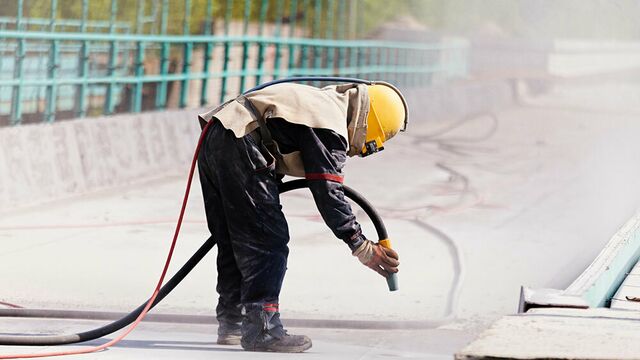 Trockeneisstrahlen Messer