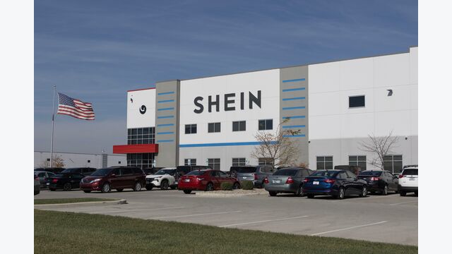 Whitestown - October 30, 2024: SHEIN e-commerce distribution center. SHEIN is one of the largest fashion and accessory retailers in the world.