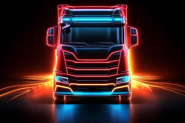 Lkw Transport Logistik