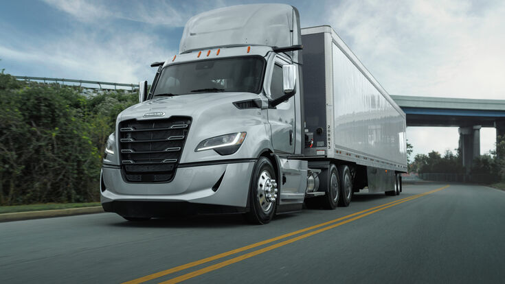 © Daimler Truck AG Freightliner Cascadia 5. Generation mit kleiner Kabine Freightliner Cascadia fifth Generation with day cab