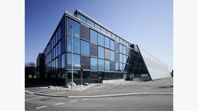 Meyer Burger-Zentrale in Thun, Schweiz