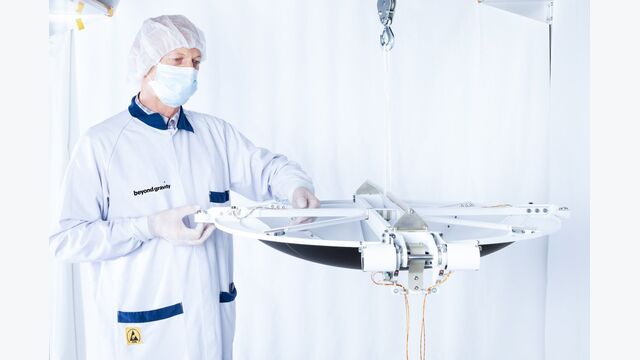 Neben Elektronik liefert Beyond Gravity Austria auch entscheidende thermische Komponenten für den Metop-Satelliten.
