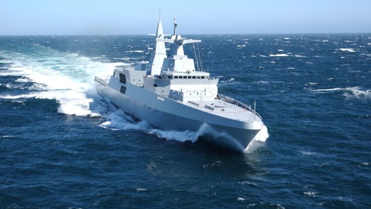 © Thyssenkrupp Die Fregatte Meko-A-200 von Thyssenkrupp
