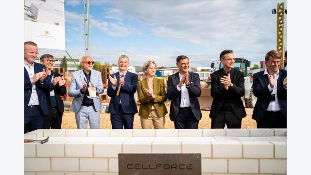 © Cellforce Cellforce Grundsteinlegung