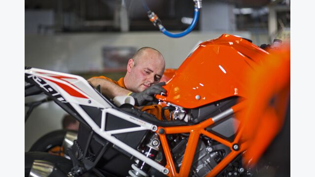 KTM Motorrad Produktion