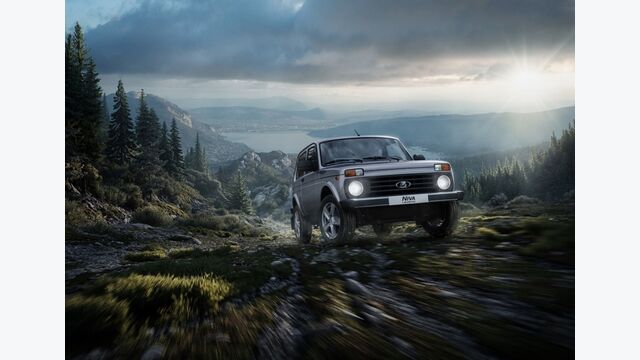Lada Niva im Offroadbereich