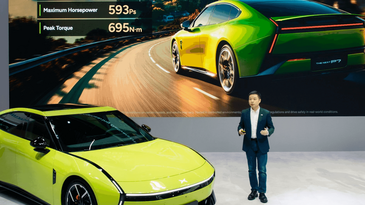 Xpeng präsentiert die Limousine P7 auf der IAA in München