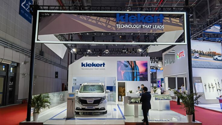 Messestand Kiekert auf der Auto Shanghais 2024