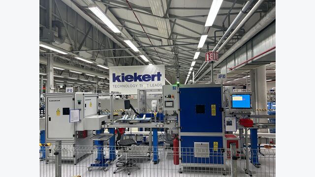 Kiekert Produktionshalle Produktionslinie 2, 2022 eröffnet