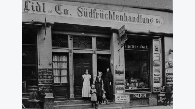 historische Lidl Filiale in Heilbronn
