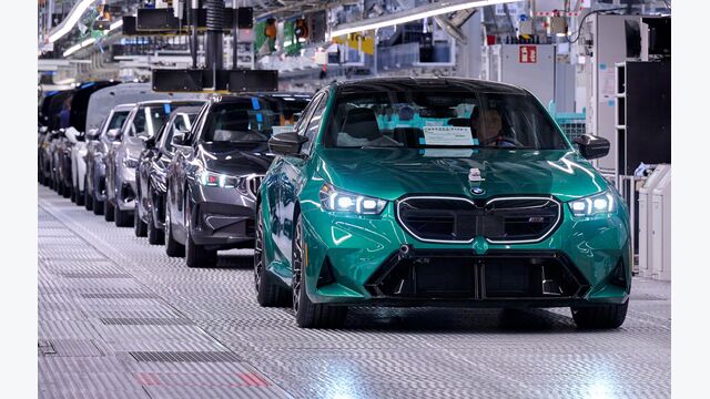Produktion des BMW M5 in Dingolfing
