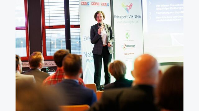 Doris Pulker-Rohrhofer beim Thinkport Vienna