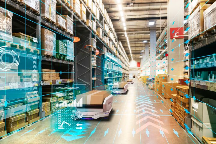 Warehouse management with automated robotics,Warehousing and Technology Connections.,using automation in product management,AI systems for work
