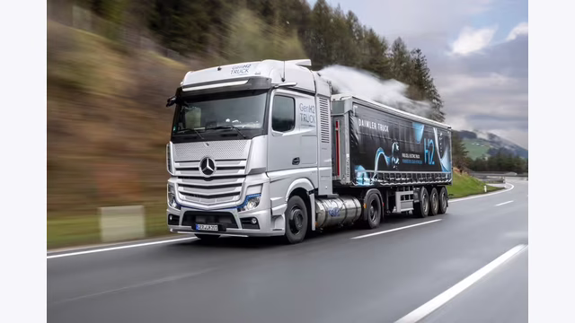 Wasserstoff LKW Mercedes Benz
