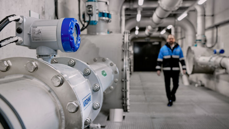 im Abwasserwerk Morgental Steinach, Schweiz