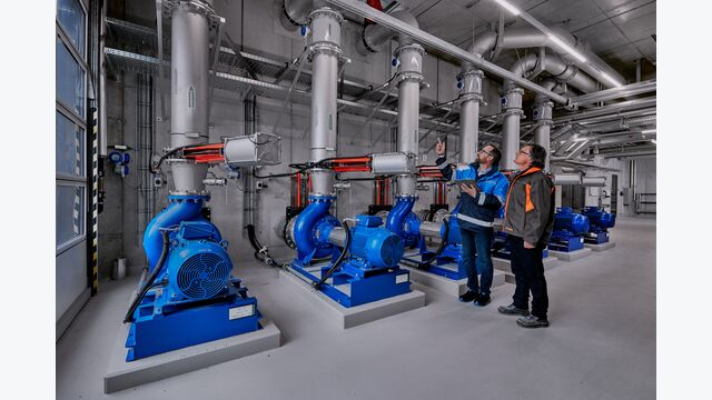 im Abwasserwerk Morgental Steinach, Schweiz