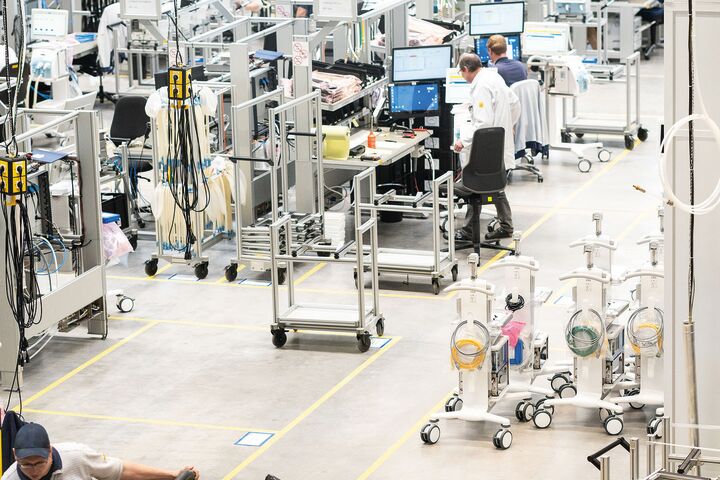 Dräger Produktion Lübeck