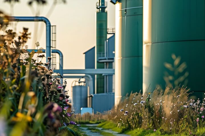 gas, eco, factory, biogas, renewable, energy, storage, biomass, green, farm, production, power, bio, ecology, biological, digester, fuel, fermentation, industry, plant, agriculture, sustainability, crops, technology, organic, waste, environment, eco-friendly, farming, field, clean energy, industrial, conversion, bioenergy, rural, infrastructure, natural resources, sustainable farming, methane, agricultural waste, renewable resources, farmland, facility, processing, sustainable, countryside, renewable energy, nature, resource