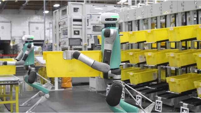 Humanoider Roboter Digit bei Amazon