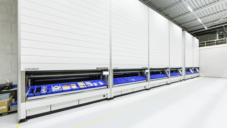 SSI Schäfer Logimat Lagerlift