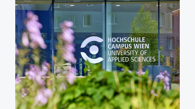 Hochschule Campus Wien, Eingang