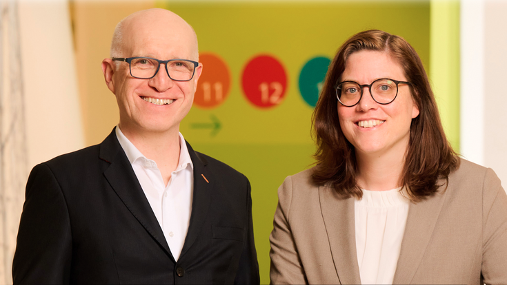 Deloitte-Berater Astrid Isopp und Christian Bürgler