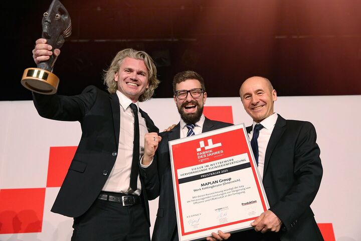 MAPLAN zur Fabrik des Jahres - Hervorragende Kleinserienfertigung - gek?rt