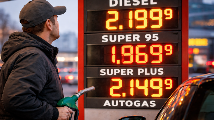 Die neue Spritpreisbremse soll Diesel und Benzin in Österreich um bis zu zehn Cent je Liter verbilligen – doch an vielen Tankstellen dürfte die Entlastung kleiner ausfallen.