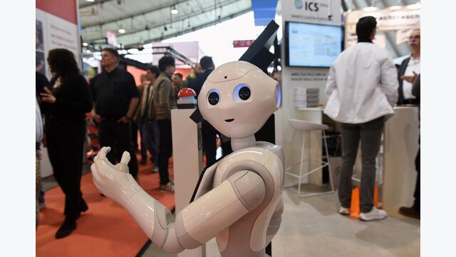 Humanoider Roboter Logimat 2026