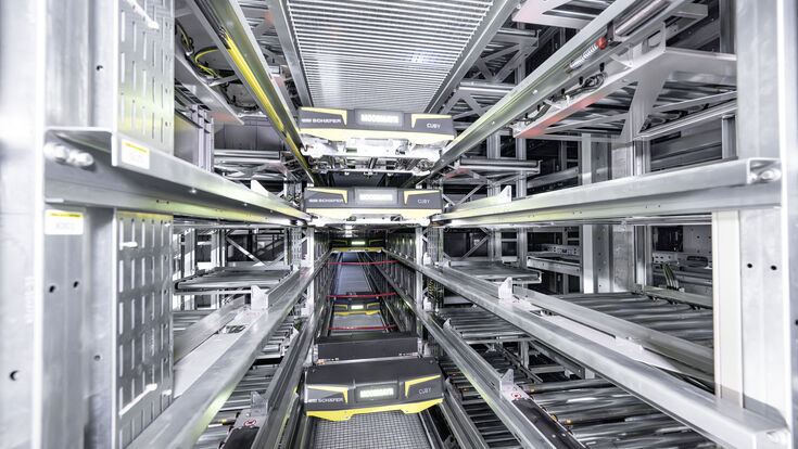 Cuby Shuttle-System von SSI Schäfer