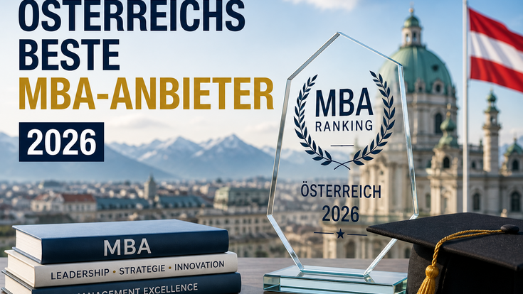 Österreichs beste MBA-Anbieter 2026: Das Ranking von INDUSTRIEMAGAZIN und brandscore.at zeigt, welche Institutionen bei Bekanntheit und Weiterempfehlung besonders überzeugen.