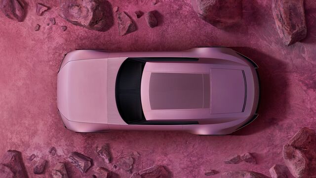 Jaguar Type 00 in pink als elektrisches Luxusauto-Konzept für den radikalen Neustart der britischen Automarke.