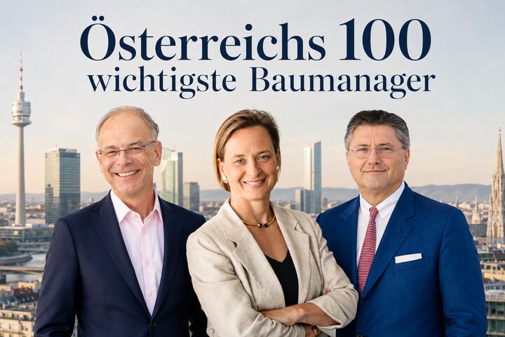 Österreichs Bauwirtschaft im Netzwerk-Check: Das neue Top-100-Ranking zeigt, welche Managerinnen und Manager die Branche besonders stark prägen.