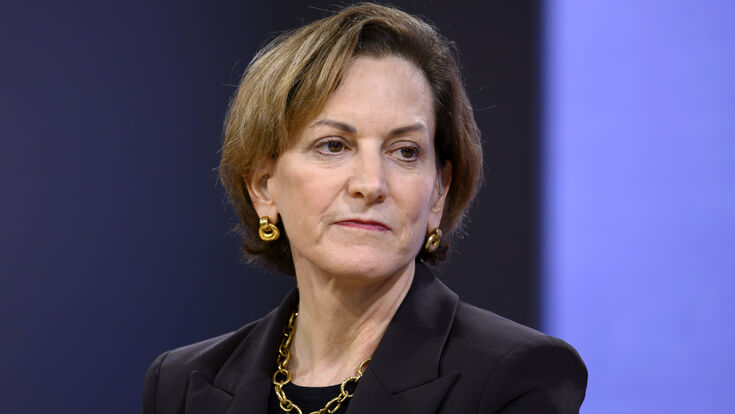 Journalistin Anne Applebaum auf der Frankfurter Buchmesse 2024